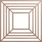 Ekena Millwork Raven Wood Fretwork Pierced Ceiling Medallion, Wood (Paint Grade), 20"OD x 7 3/8"ID x 3/8"T CMWP20X20X0375RAMF - alternate 1